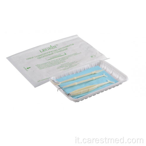 Kit di strumenti dentali in plastica monouso approvati dalla FDA e dal CE